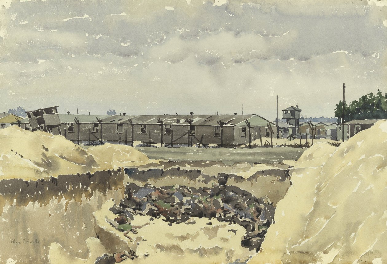 Campo de Concentração de Belsen de Alex Colville