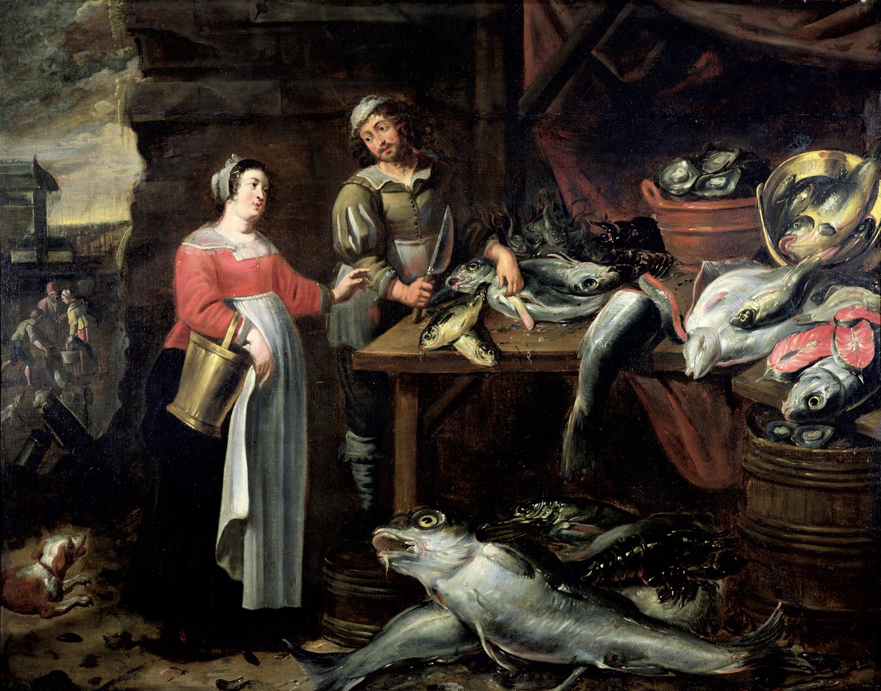 O peixeiro de Alexander van Adriaenssen