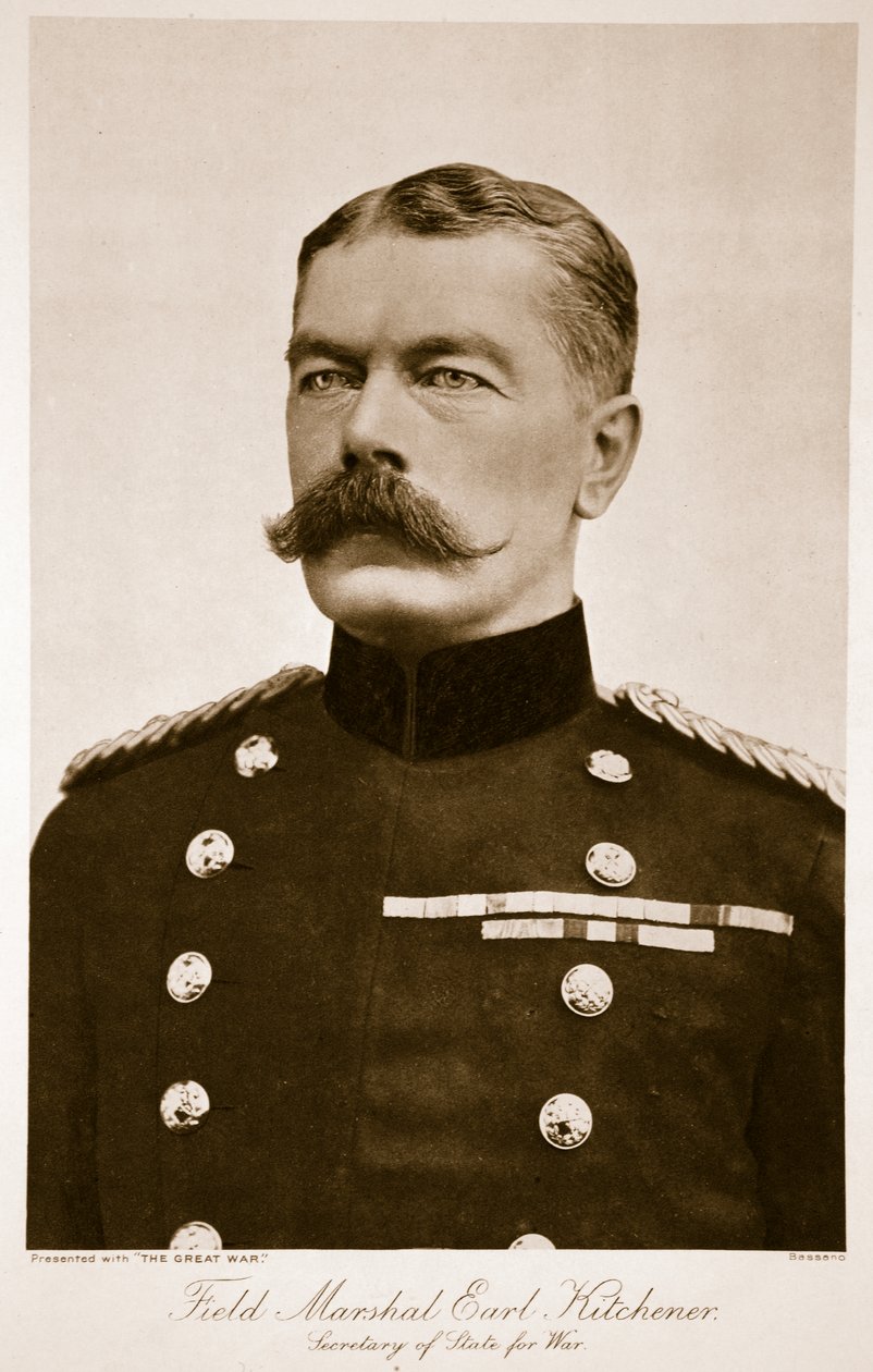 Marechal de Campo Earl Kitchener, 1914-19 de Alexander Bassano