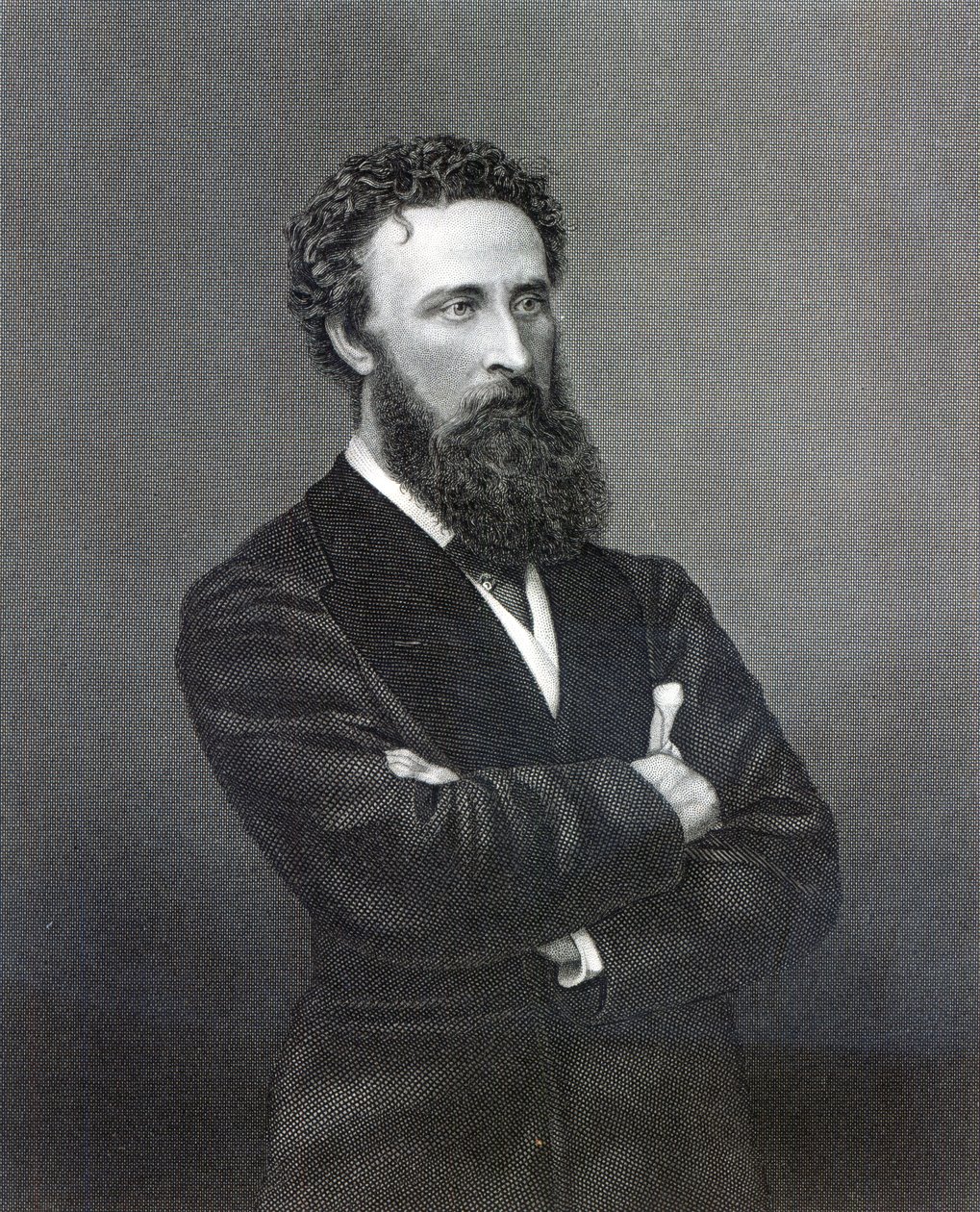 Lorde Lytton, gravado por Edward Stodart de Alexander Bassano