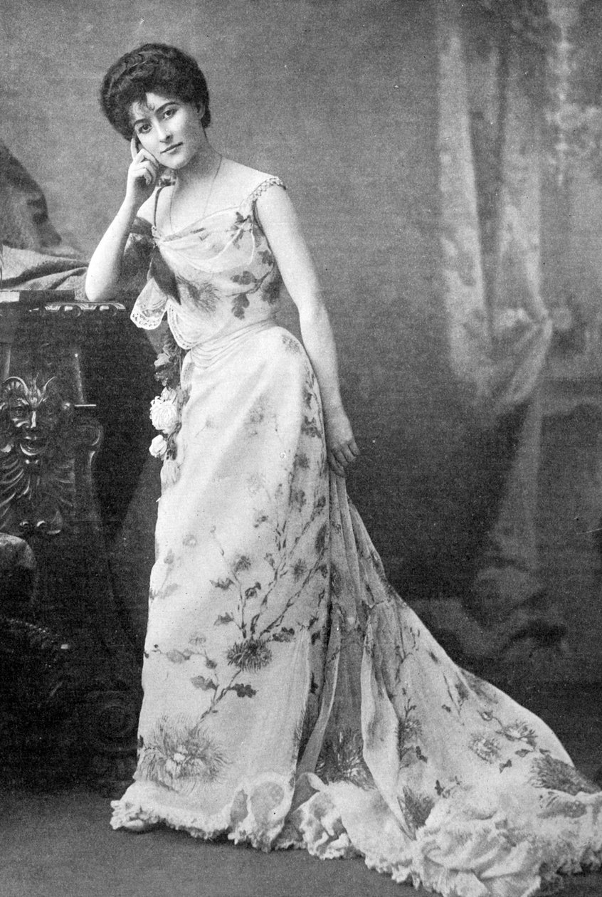 Miss Jessie Bateman, ilustração de &39;O Rei&39;, 1 de junho de 1901 de Alexander Bassano