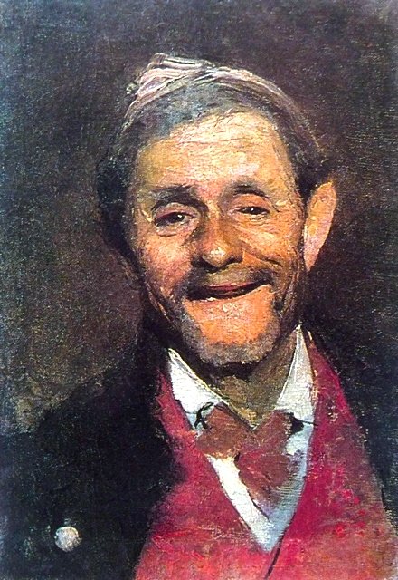 Um velho Mann sorridente de Alexander Beridze