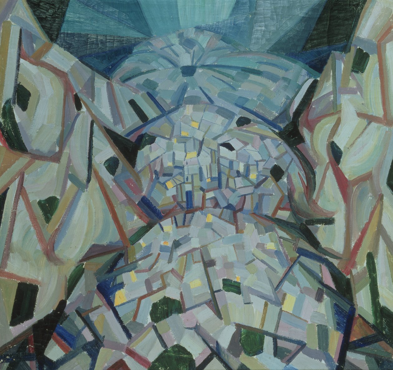 Paisagem Abstrata, c.1913-15 de Alexander Bogomazov