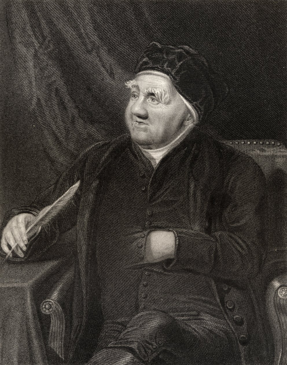 Samuel Parr, gravado por John Cochran (fl.1821-65), da National Portrait Gallery, volume IV, publicado em 1835 de Alexander Chisholm