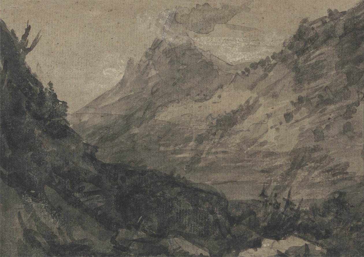 Paisagem montanhosa de Alexander Cozens
