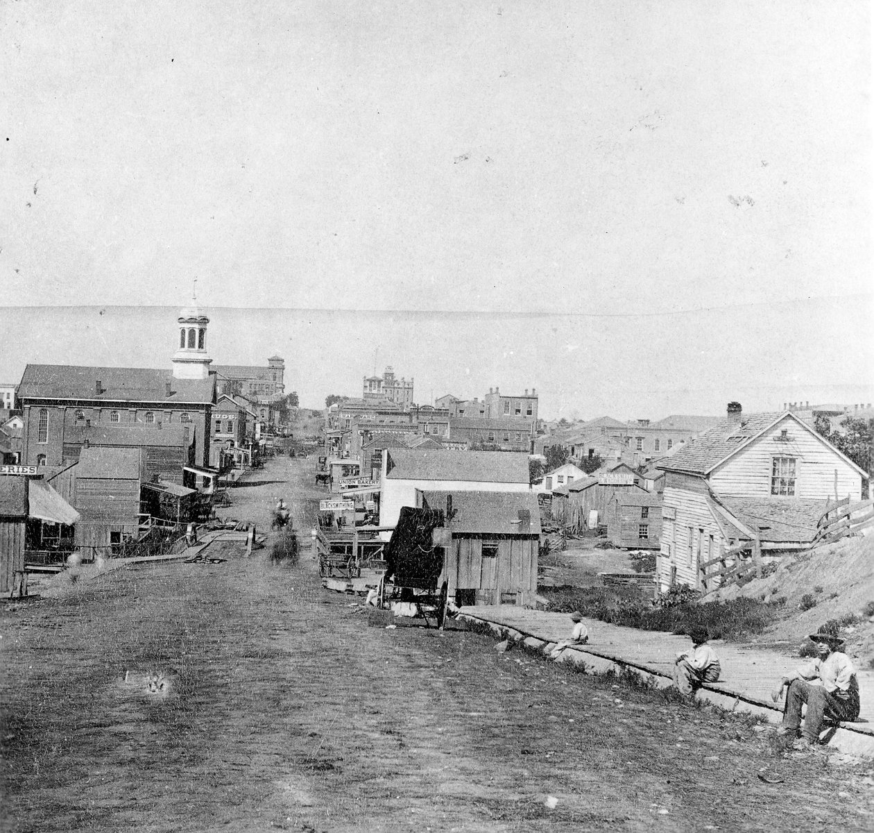 Fifth Street, Leavenworth, Kansas, 1867 de Alexander Gardner