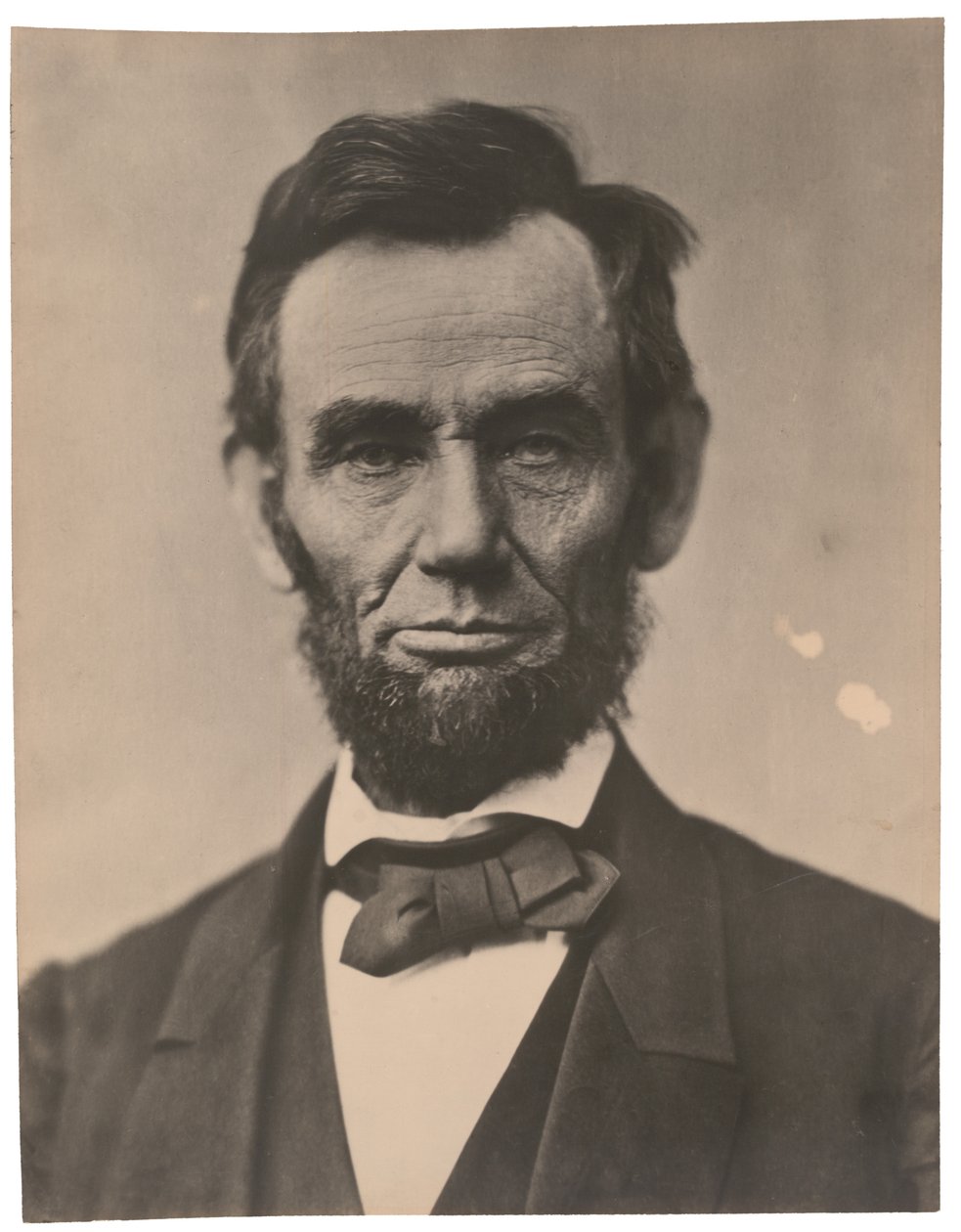 Retrato de Abraham Lincoln, novembro de 1863, impresso c.1910 (foto sépia) de Alexander Gardner