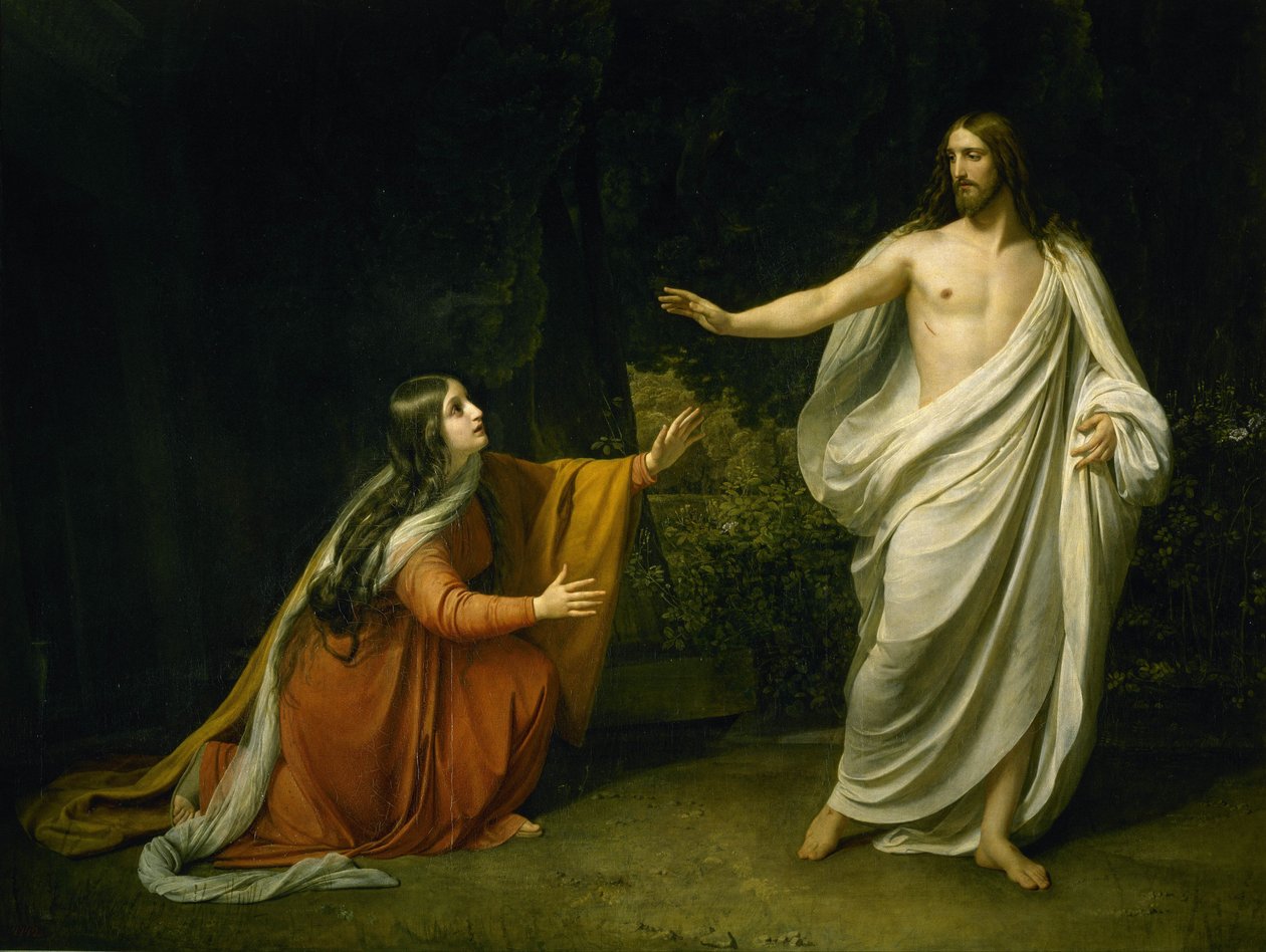 Aparição de Cristo a Maria Madalena depois da ressurreição de Alexander Andreyevich Ivanov