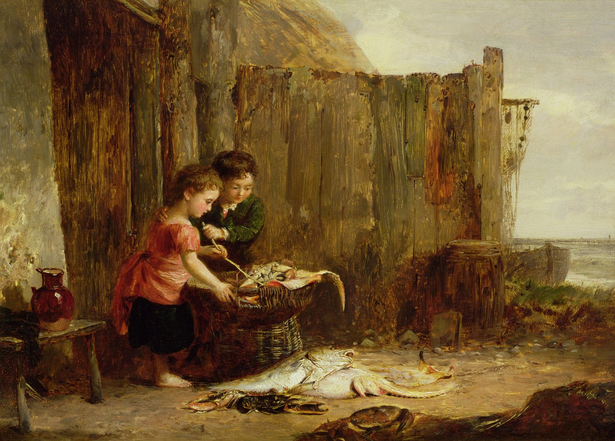 The Morning Catch, do século XIX de Alexander Jnr. Fraser