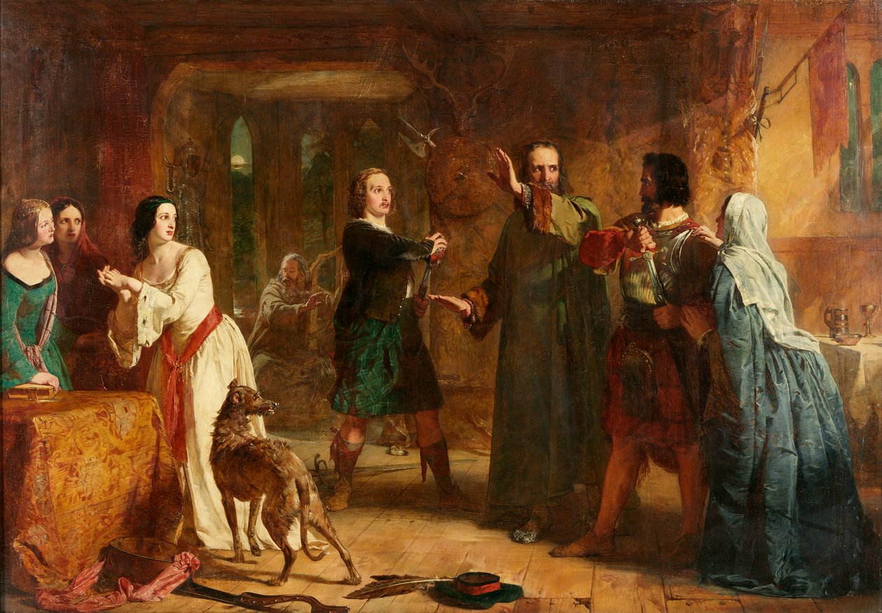 Uma cena da "Senhora do Lago" de Alexander Johnston