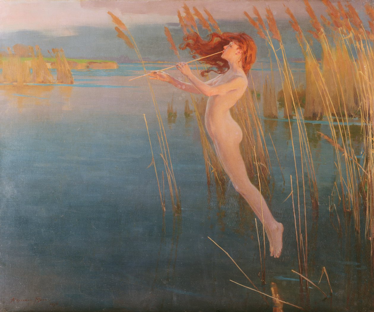 O longo choro dos juncos na par, 1896 de Alexander Mann
