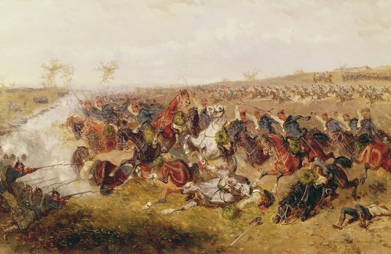 Batalha de Schweinschaedel, 29 de julho de 1866 de Alexander von Bensa
