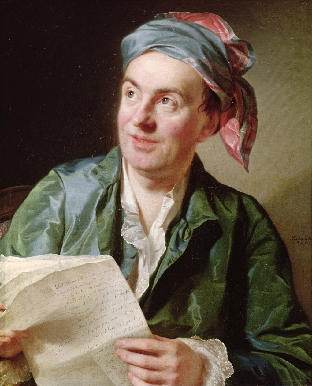 Retrato de Jean-François Marmontel (1723-99) 1767 de Alexander Roslin