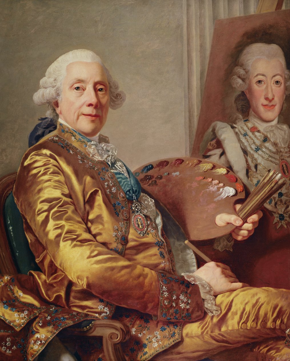 Auto-retrato, c.1790 de Alexander Roslin