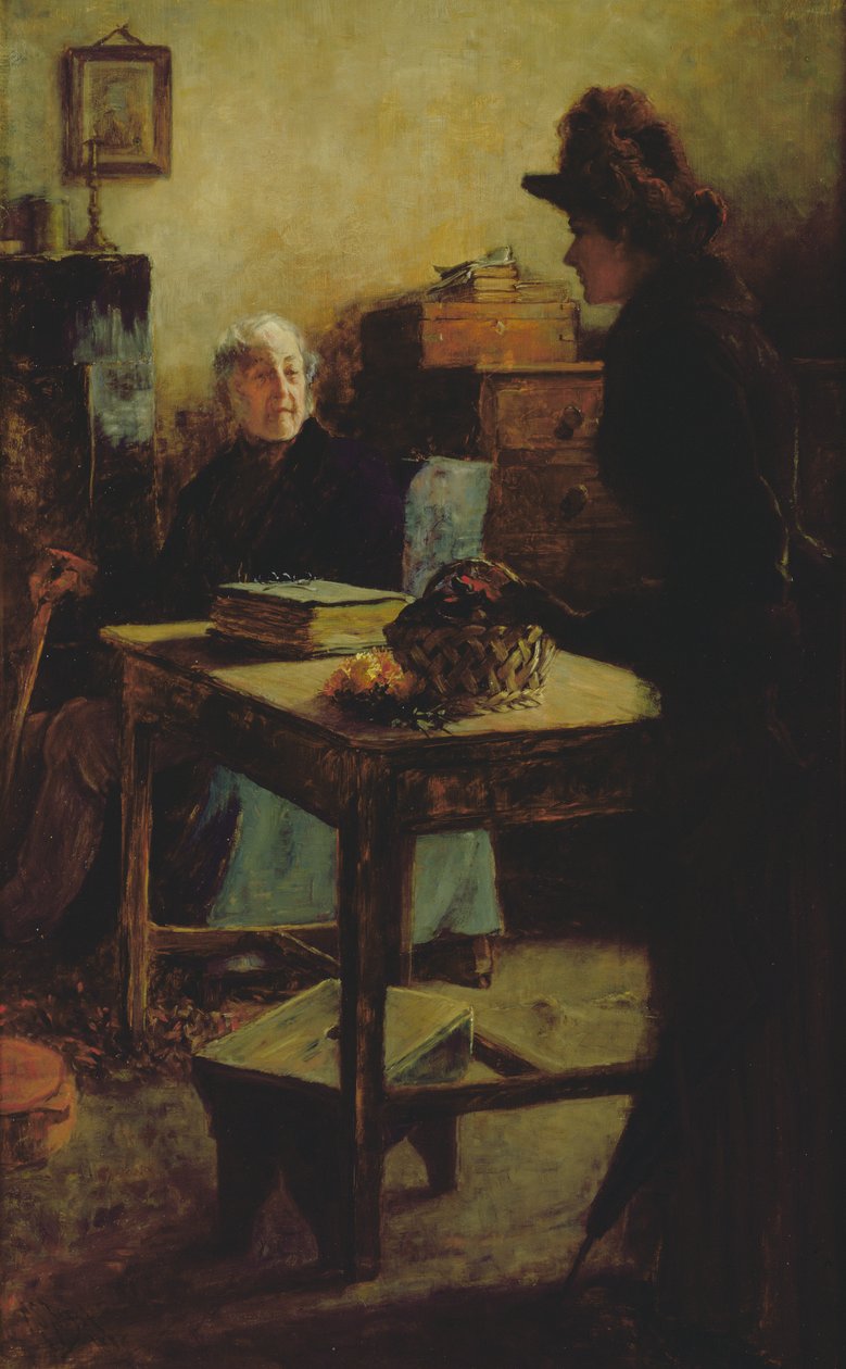 Visitando o avô de Alexander Stuart Boyd