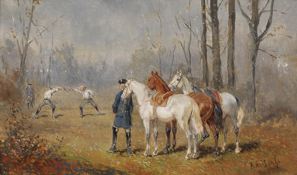 O duelo de Alexander von Bensa
