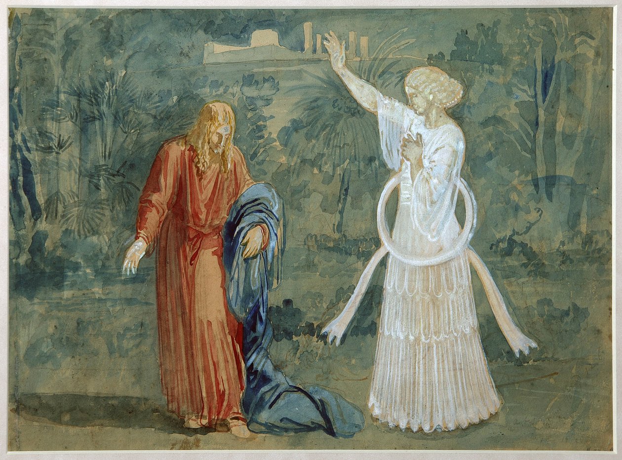 Cristo no Getsêmani, final da década de 1840 de Alexander Andreyevich Ivanov