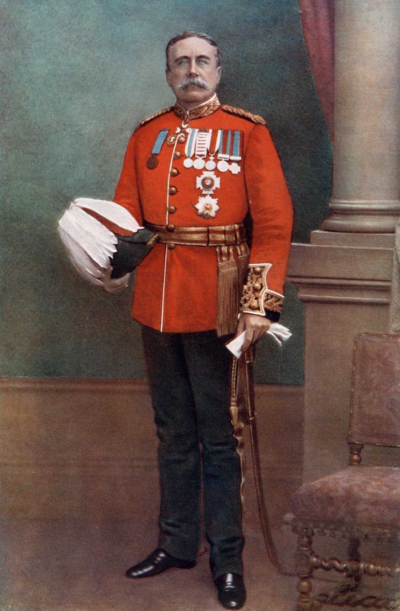 Sir William Lockhart, comandante em chefe na Índia, c1900 1902 de Alexander Bassano