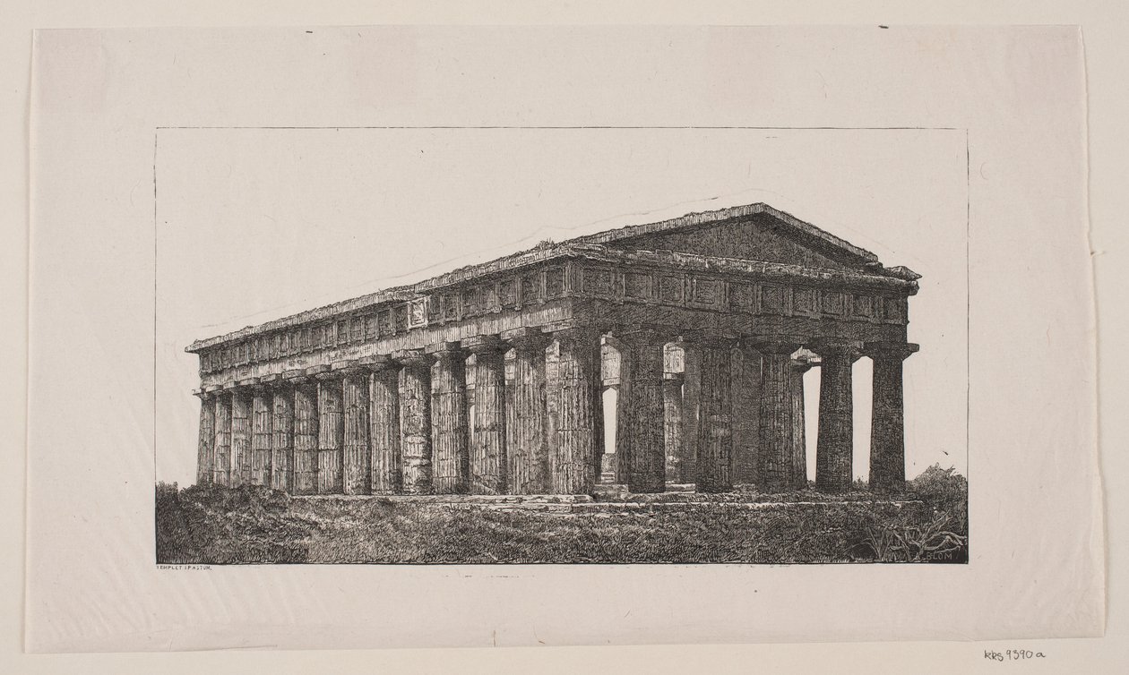 Templo de Poseidon e Pestus de Alexander Blom