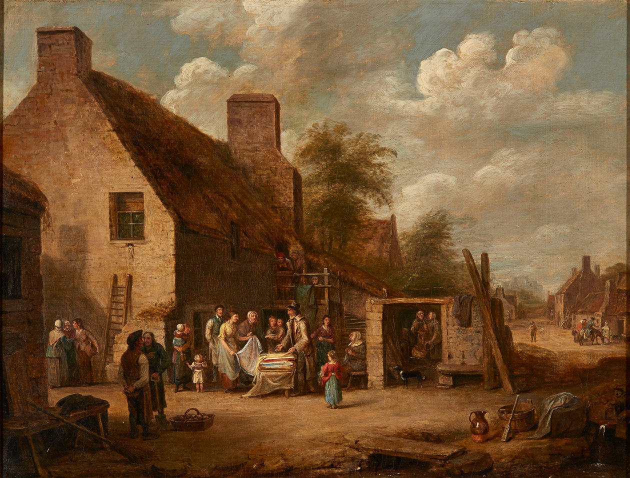 O Clothier Viajante (óleo sobre tela) de Alexander Carse