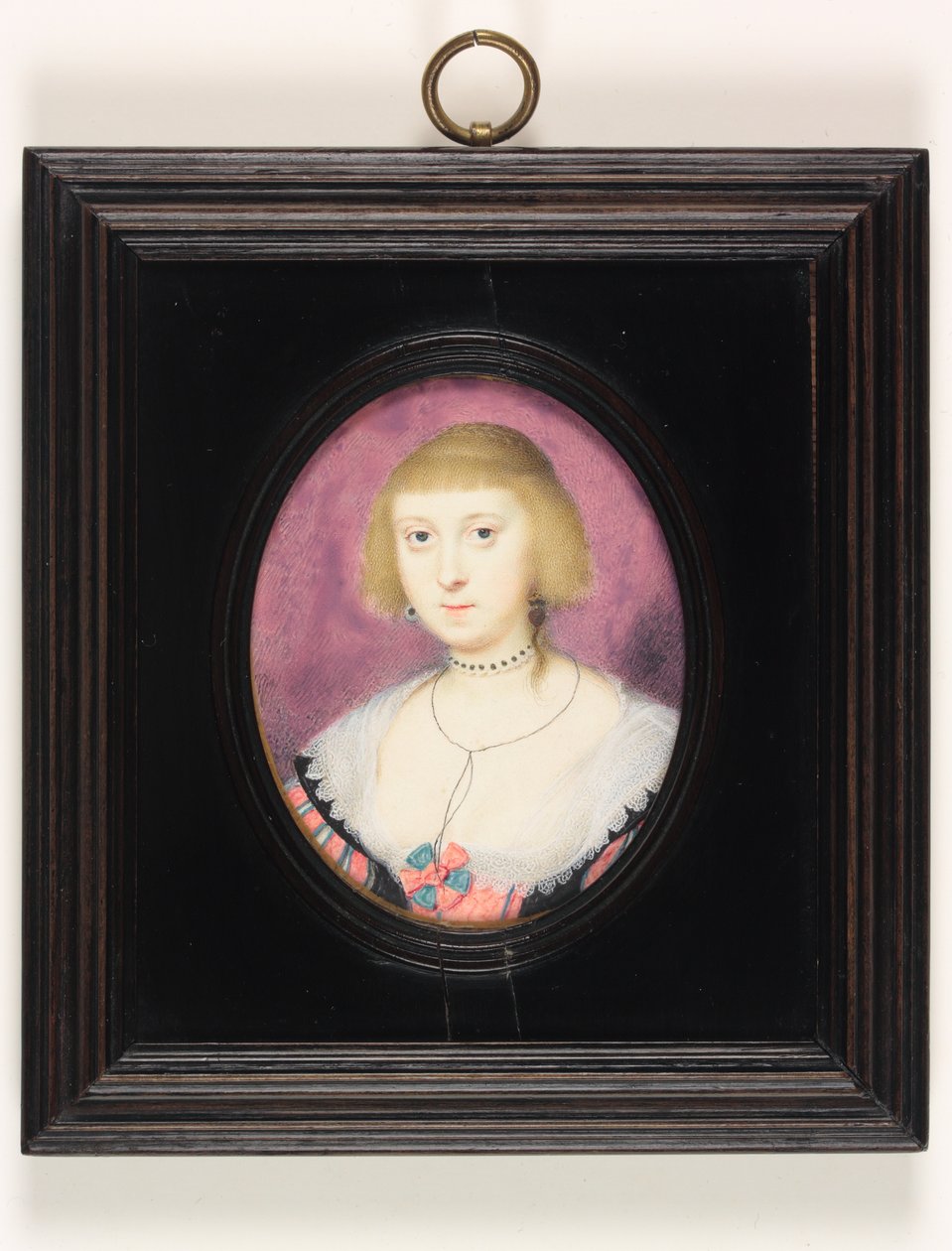 Lady Katherine Manners, Duquesa de Buckingham (aguarela em velino) de Alexander Cooper