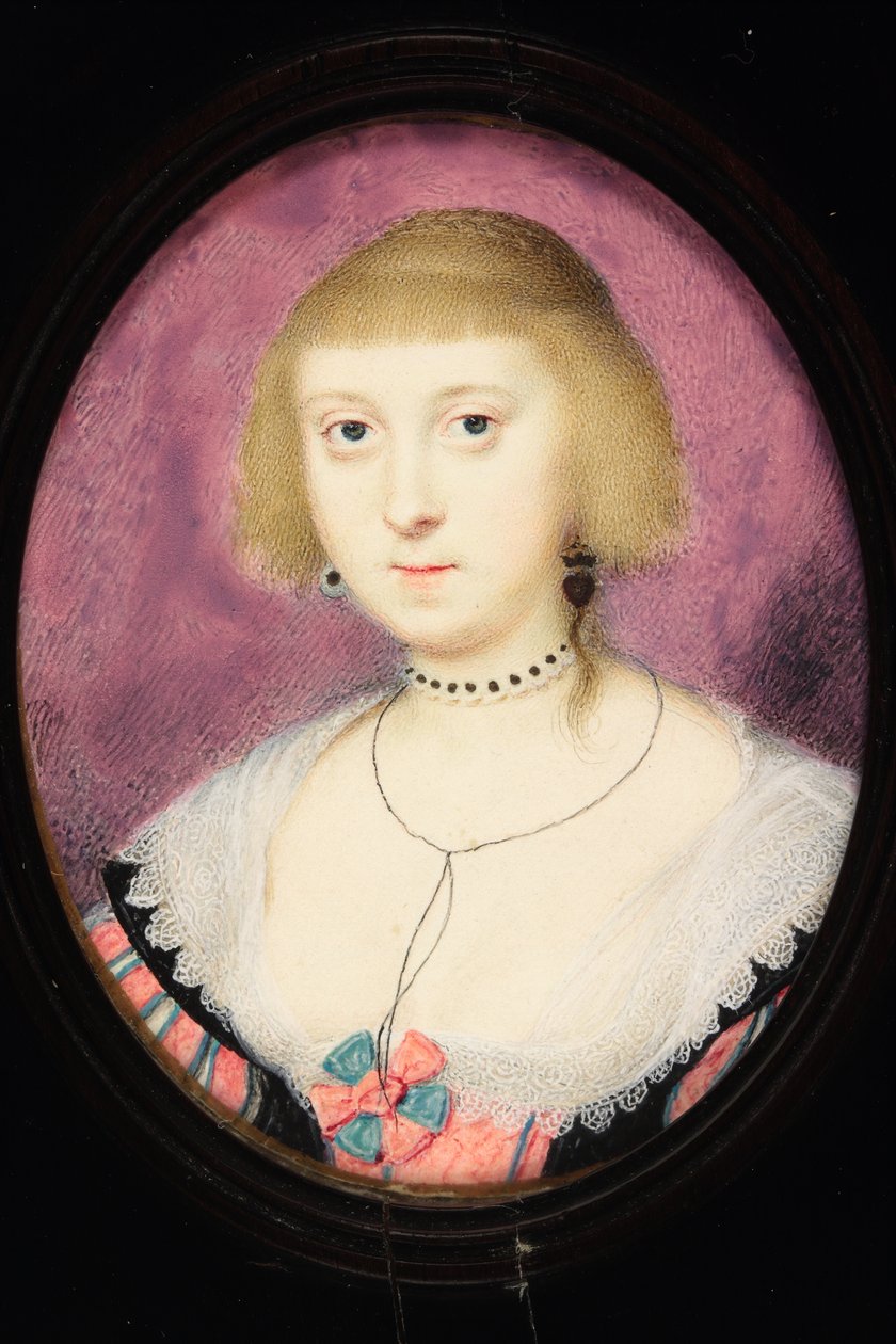 Lady Katherine Manners, Duquesa de Buckingham (aguarela em velino) de Alexander Cooper