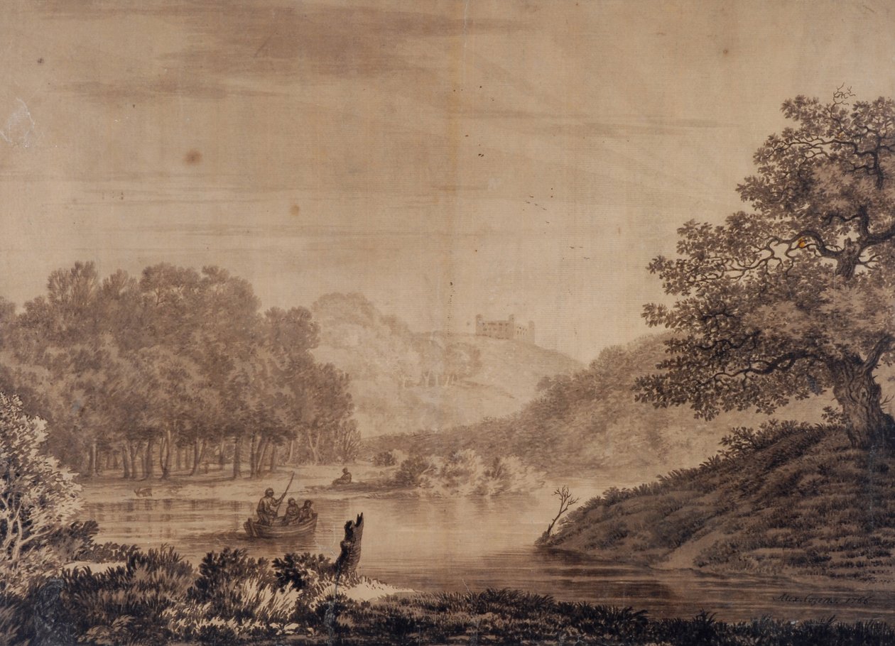panorama italiano de Alexander Cozens