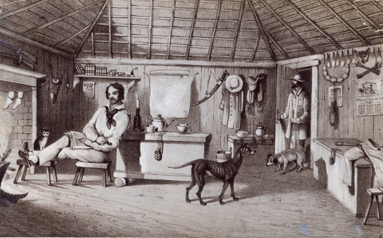 A primeira casa do invasor, c.1847 de Alexander Denistoun Lang