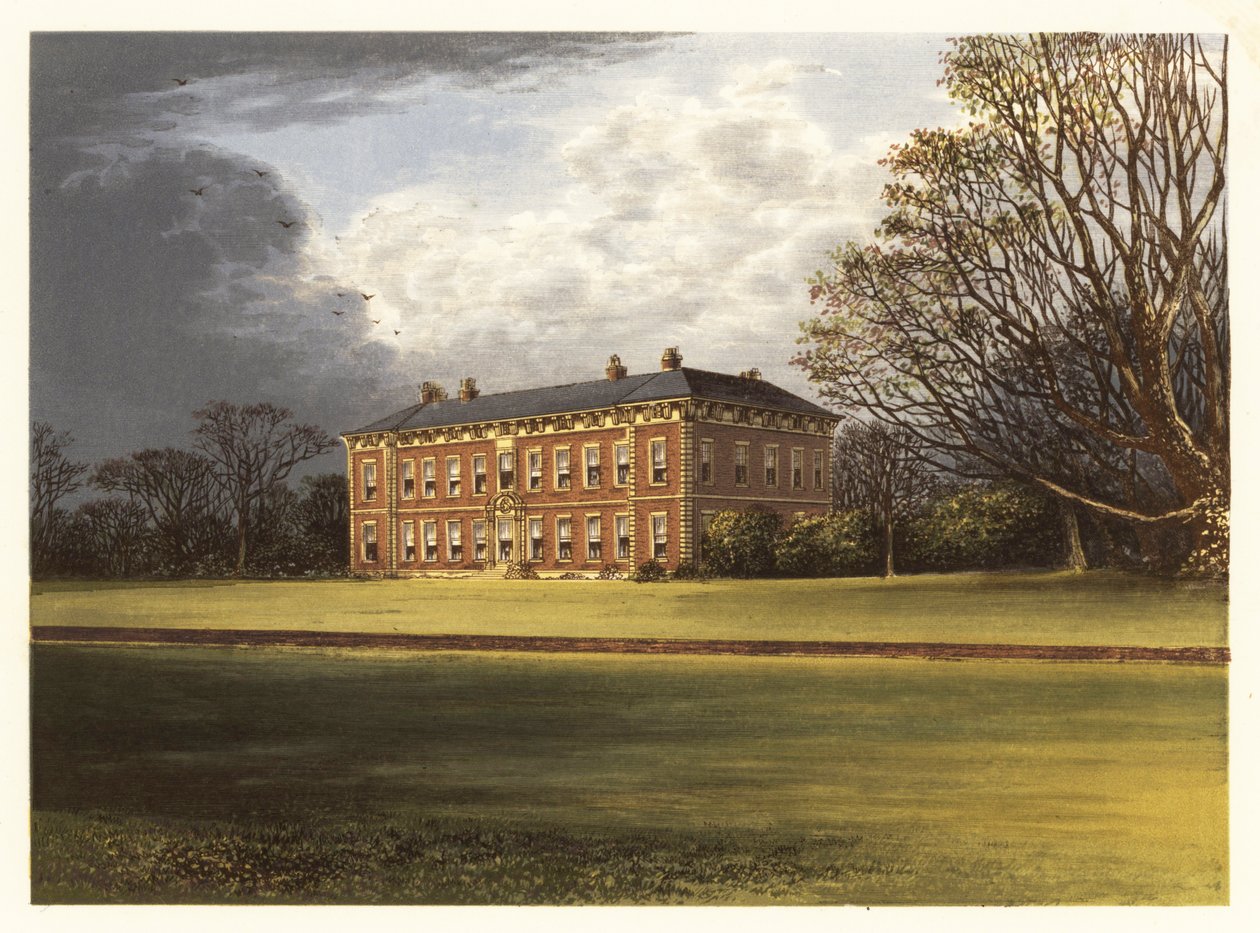 Beningbrough Hall, Yorkshire, Inglaterra. 1880 (gravura) de Alexander Francis (after) Lydon