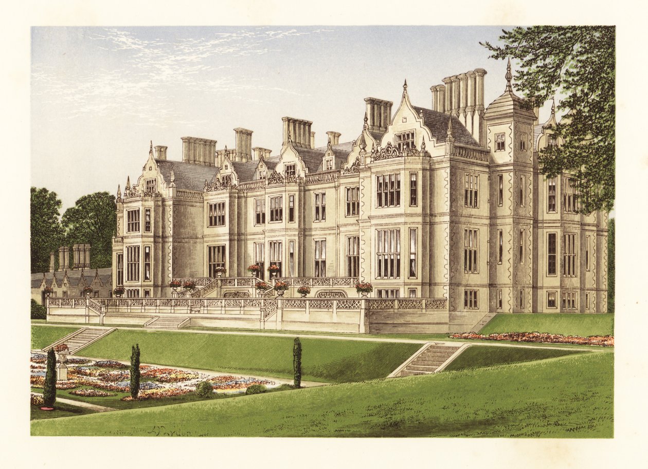 Dartrey House, Condado de Monaghan, Irlanda. de Alexander Francis (after) Lydon