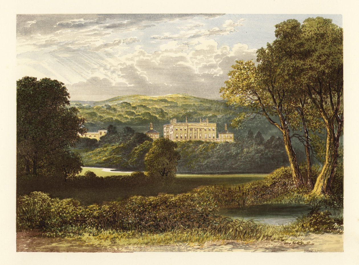 Denton Hall, Yorkshire, Inglaterra. de Alexander Francis (after) Lydon
