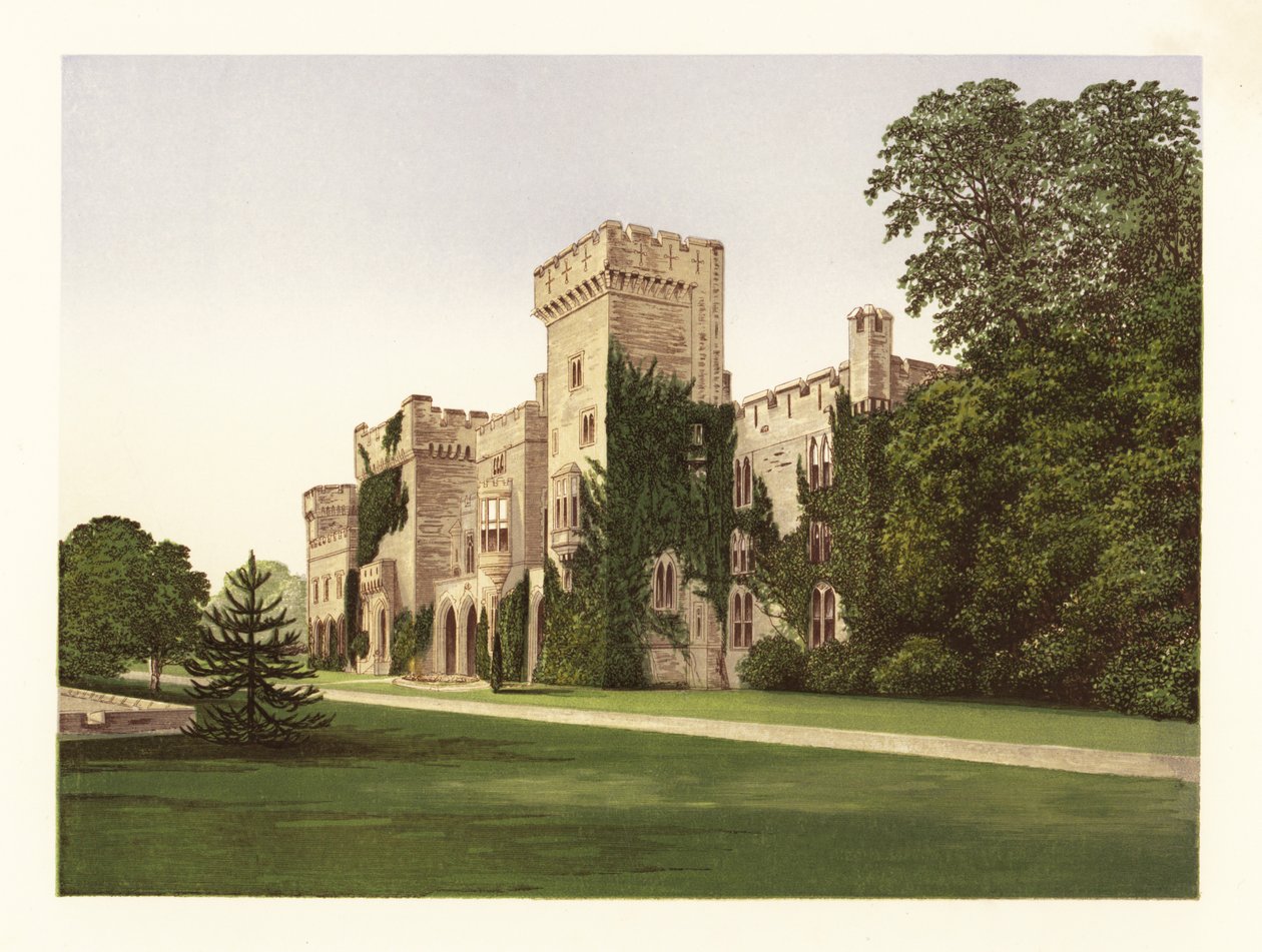 Downton Hall, Shropshire, Inglaterra. de Alexander Francis (after) Lydon