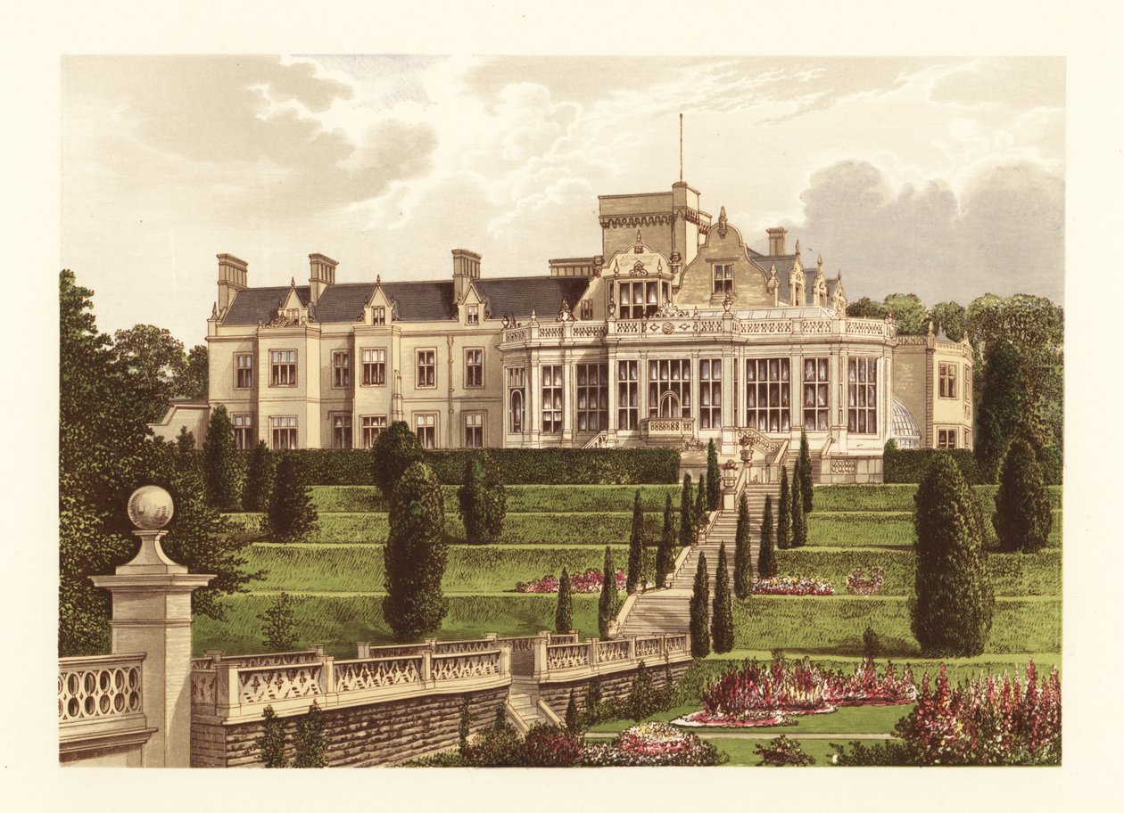 Easton Hall, Lincolnshire, Inglaterra. de Alexander Francis (after) Lydon