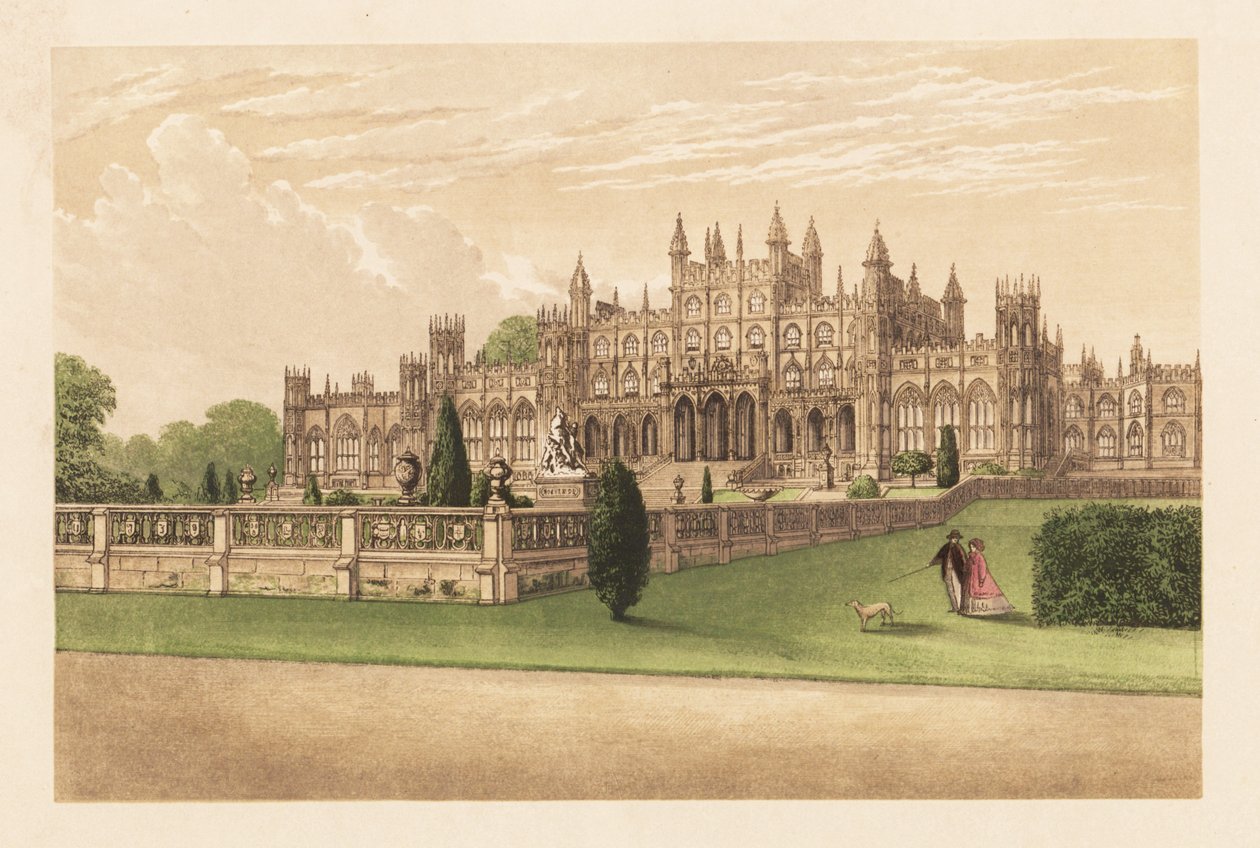 Eaton Hall, Cheshire, Inglaterra. de Alexander Francis (after) Lydon