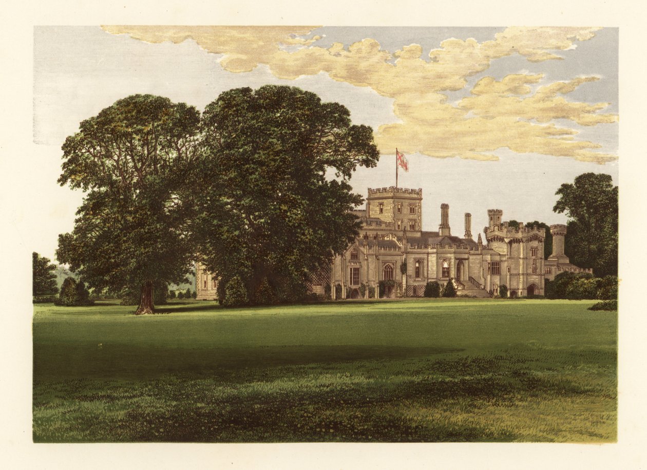 Elton Hall, Northamptonshire, Inglaterra. de Alexander Francis (after) Lydon