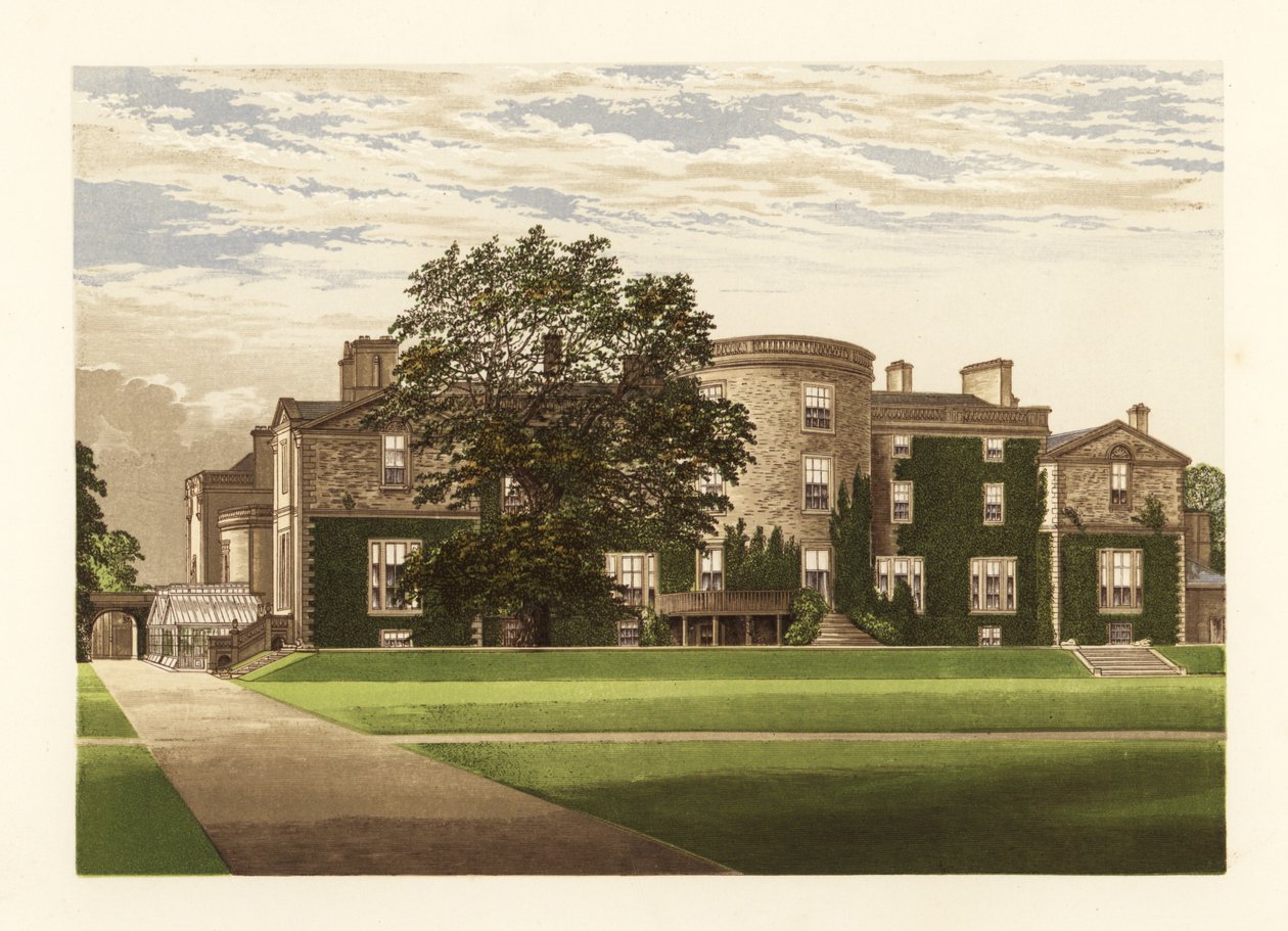 Galloway House, Wigtown, Escócia. de Alexander Francis (after) Lydon