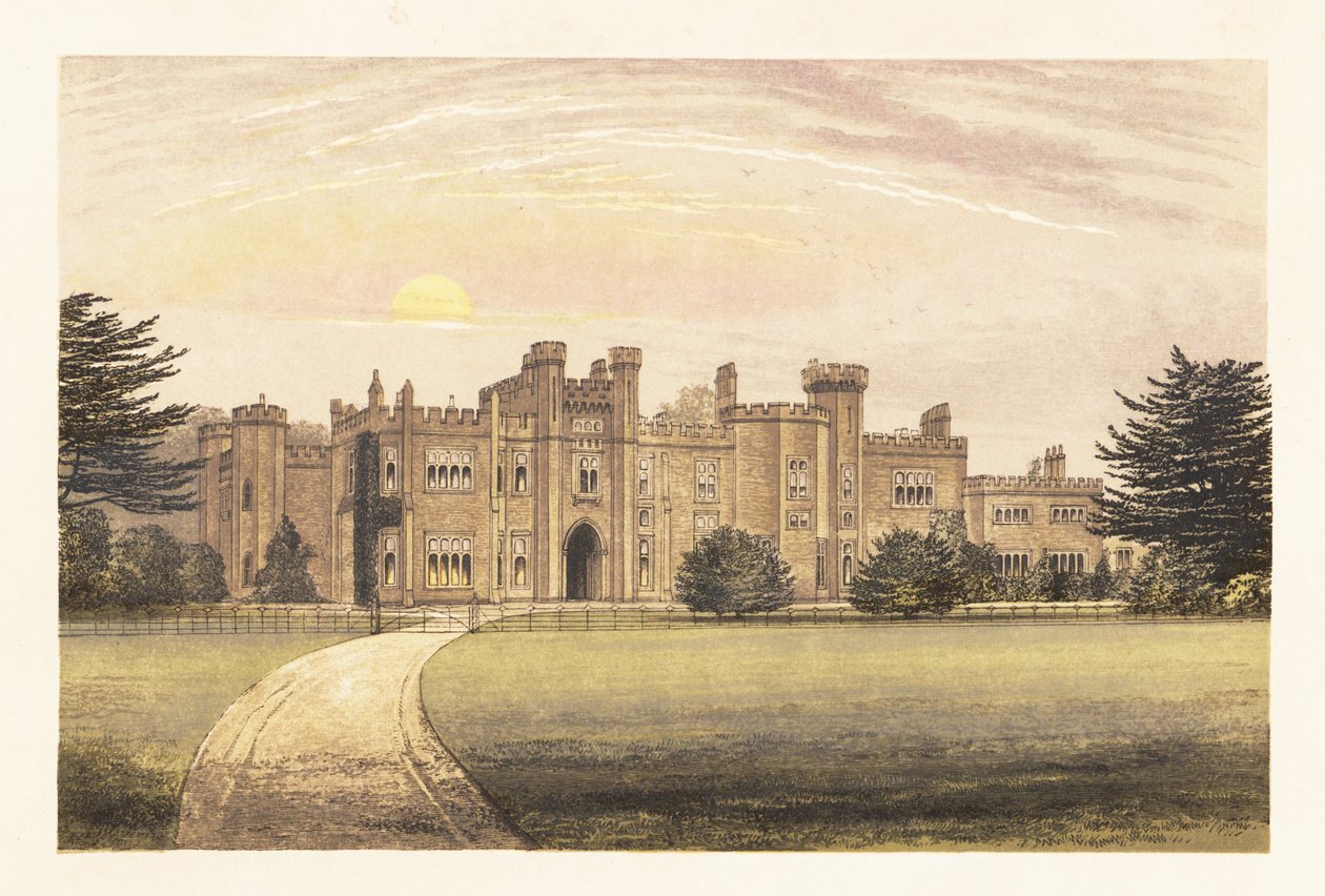 Garnstone, Herefordshire, Inglaterra. ,1880 (gravura) de Alexander Francis (after) Lydon