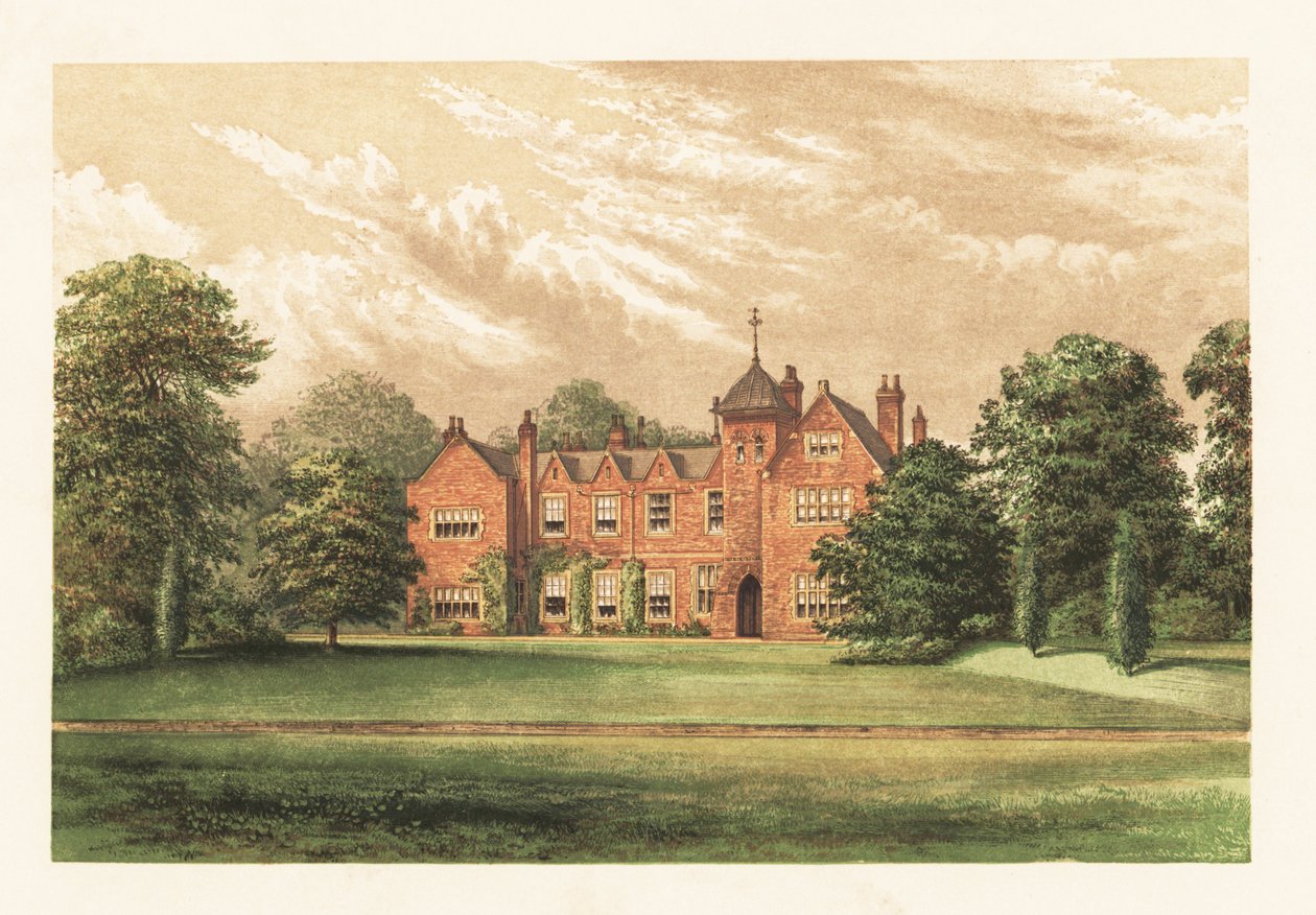 Lea Manor, Lincolnshire, Inglaterra. de Alexander Francis (after) Lydon