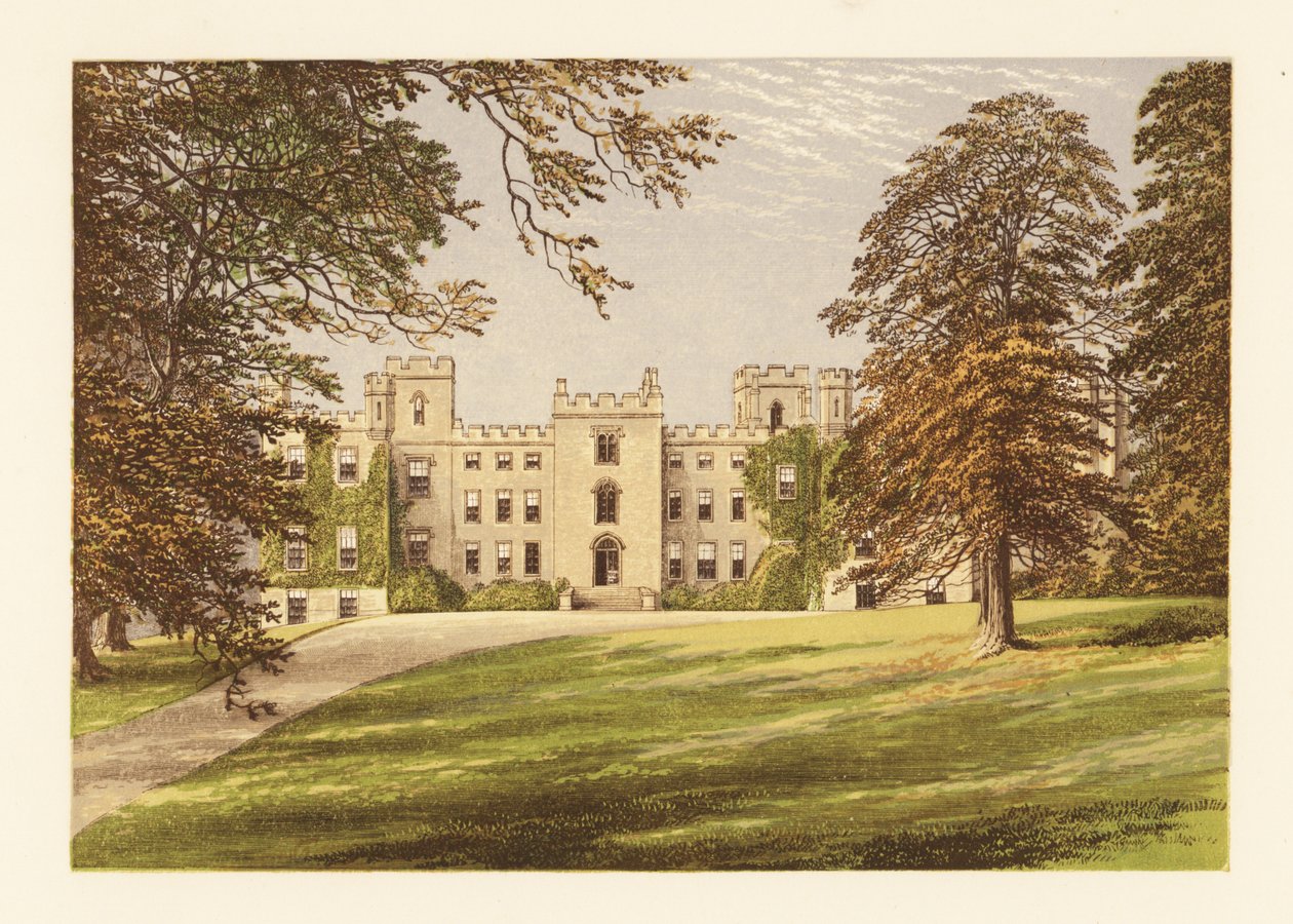Castelo Mulgrave, Yorkshire, Inglaterra. de Alexander Francis (after) Lydon