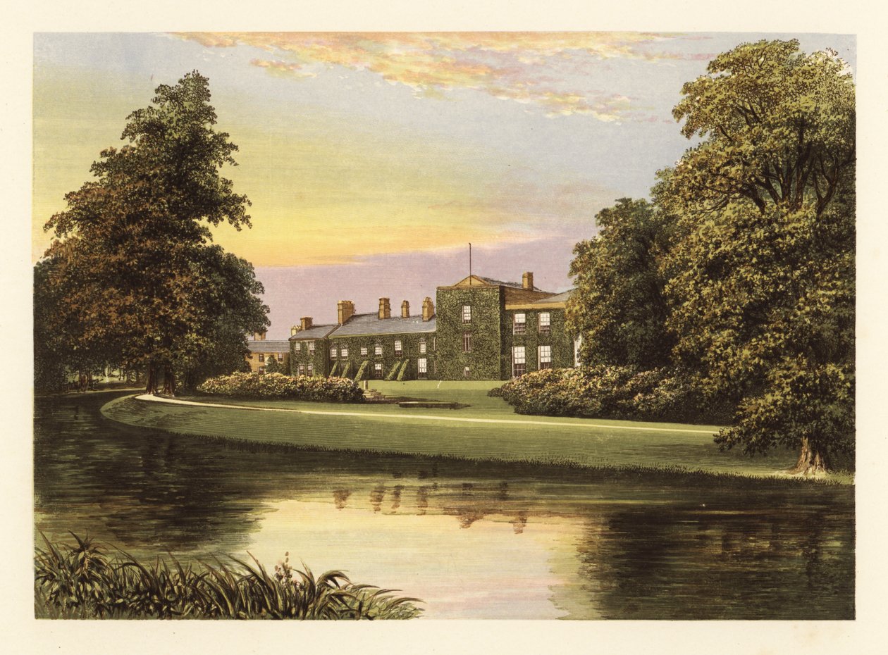 Netherhall, Cumberland, Inglaterra. ,1880 (gravura) de Alexander Francis (after) Lydon