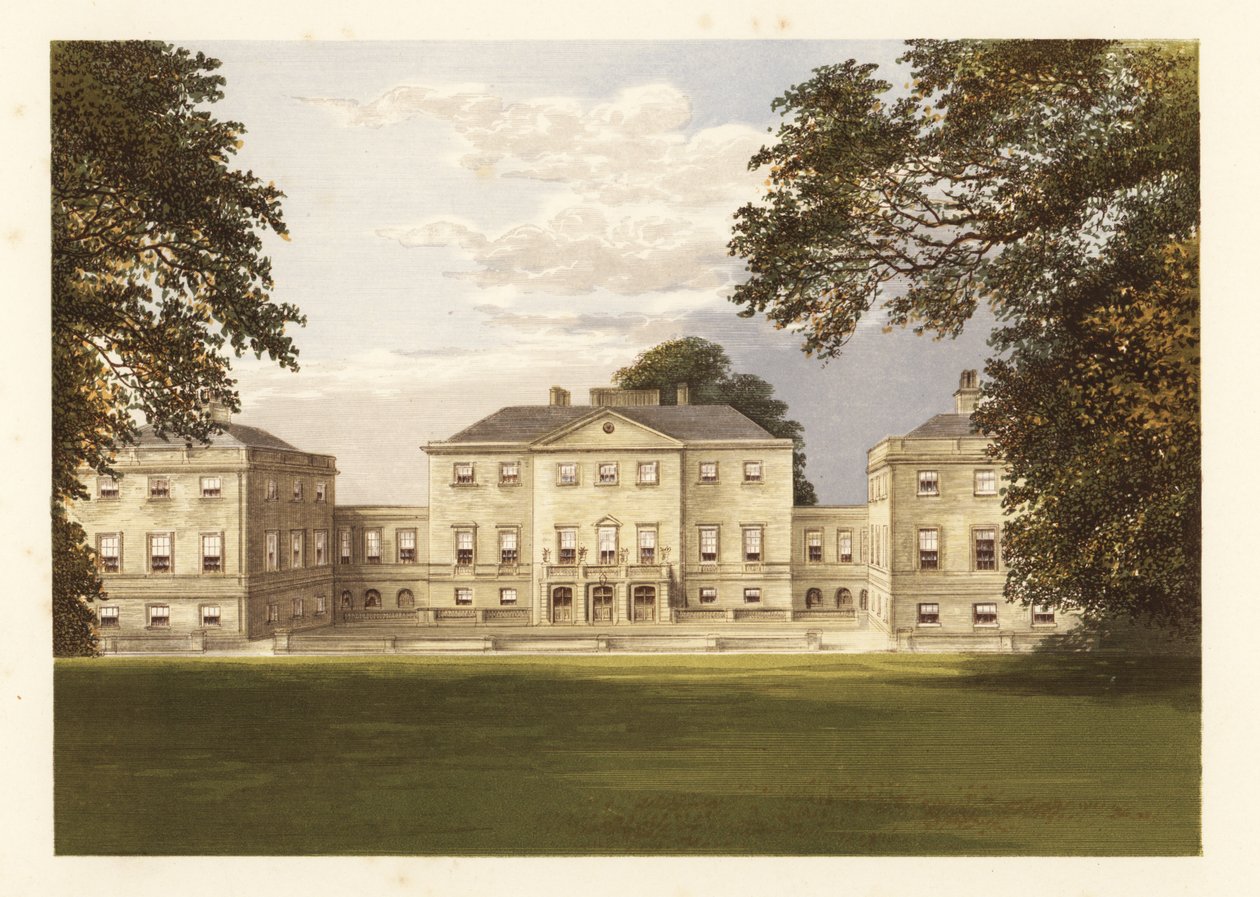 Parque Nuneham, Berkshire, Inglaterra. ,1880 (gravura) de Alexander Francis (after) Lydon