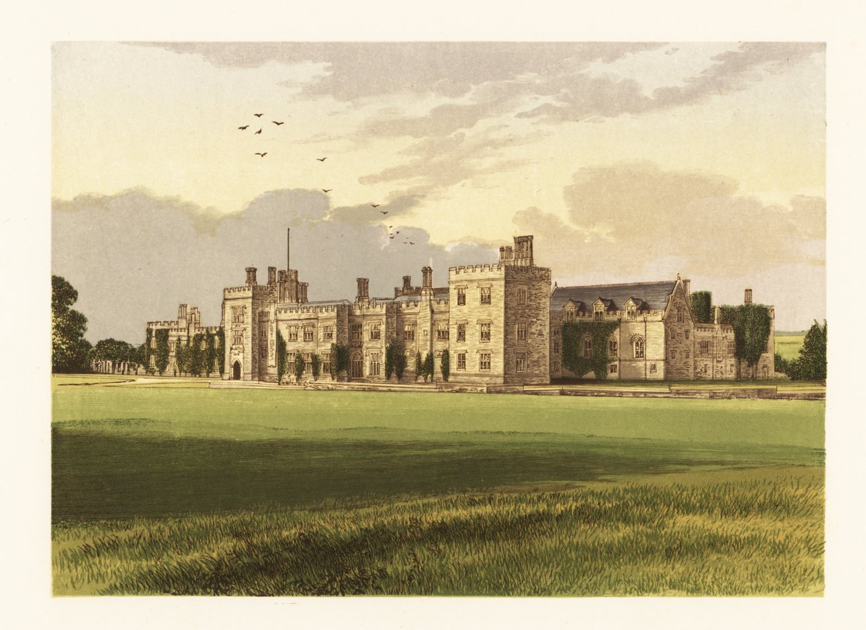 Castelo de Penshurst, Kent, Inglaterra. de Alexander Francis (after) Lydon