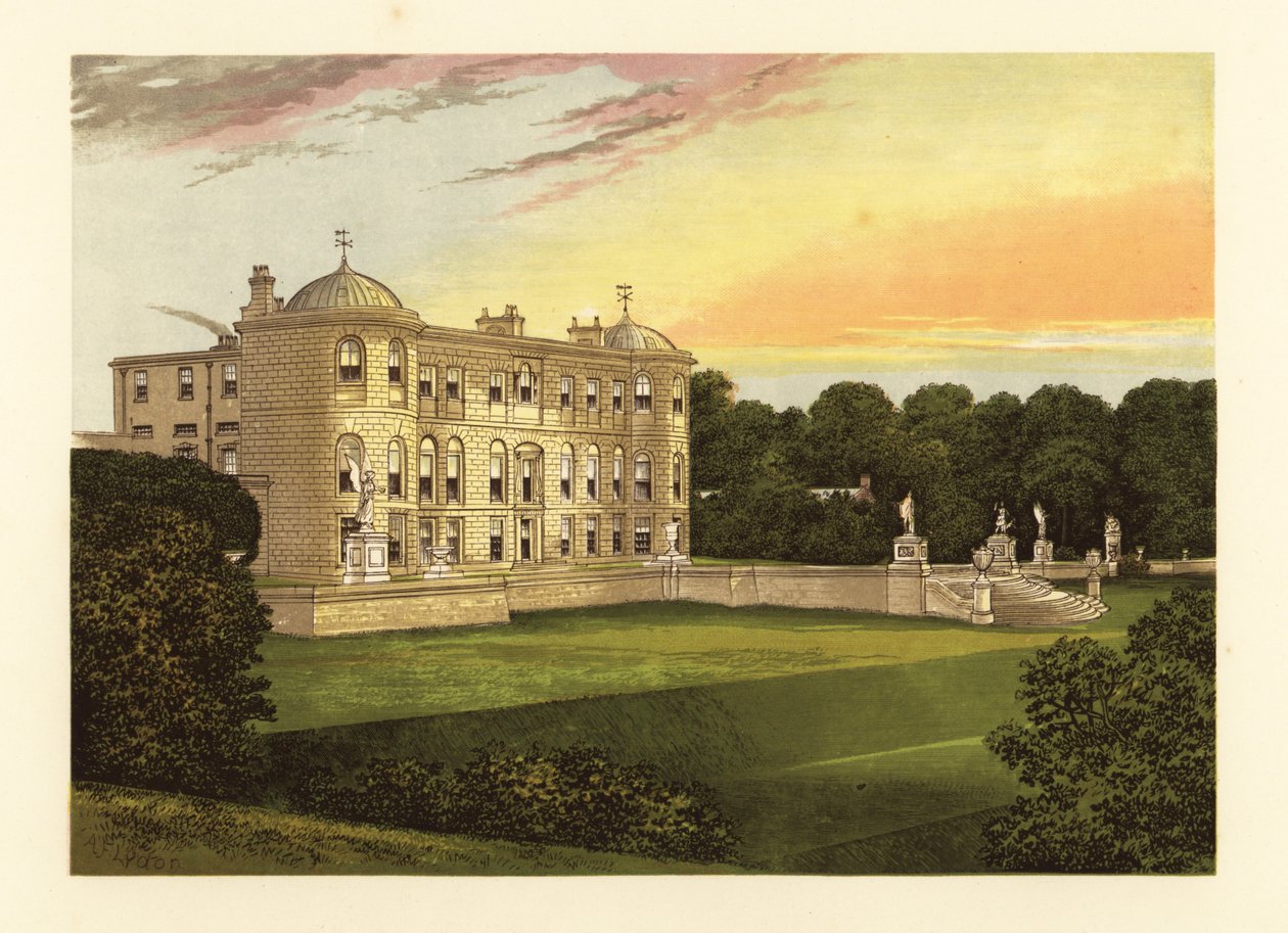 Powerscourt, Condado de Wicklow, Irlanda. de Alexander Francis (after) Lydon