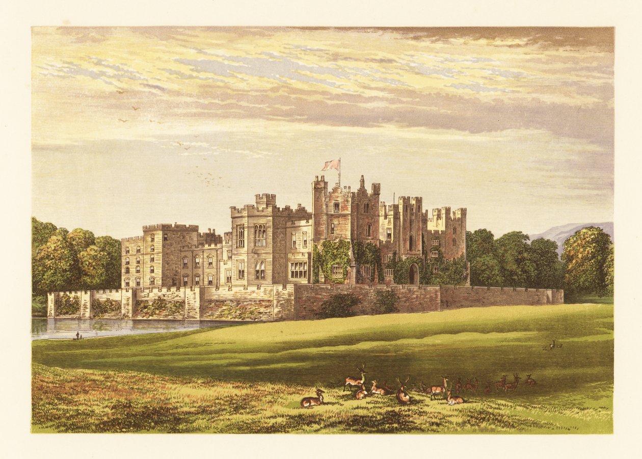 Raby Castle, Durham, Inglaterra. de Alexander Francis (after) Lydon