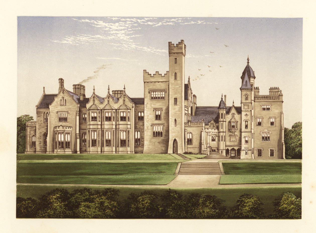 Castelo de Rossmore, Condado de Monaghan, Irlanda. de Alexander Francis (after) Lydon