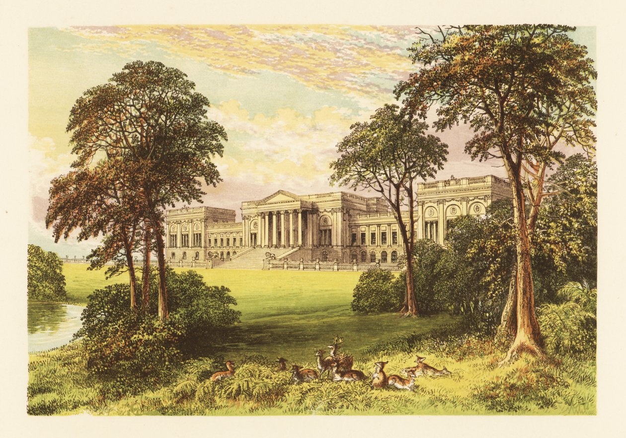 Stowe Park, Buckinghamshire, Inglaterra. de Alexander Francis (after) Lydon