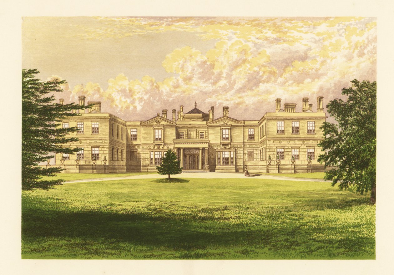 Swithland Hall, Leicestershire, Inglaterra. de Alexander Francis (after) Lydon