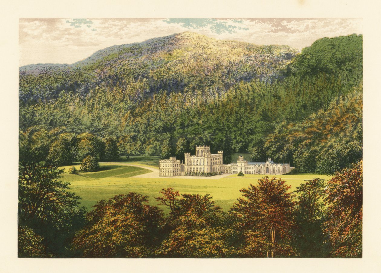 Castelo de Taymouth, Perthshire, Escócia. de Alexander Francis (after) Lydon
