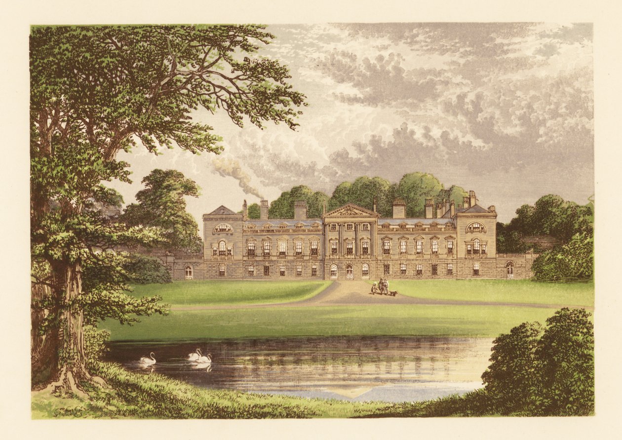 Abadia de Woburn, Bedfordshire, Inglaterra. de Alexander Francis (after) Lydon