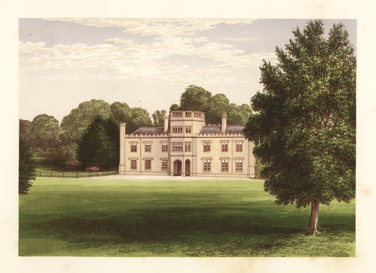 Wolseley Hall, Staffordshire, Inglaterra. de Alexander Francis (after) Lydon